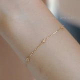 S925 Sterling Silver Gold-Plated Love Bracelet