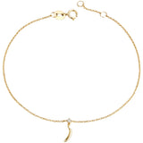 S925 Silver Gold-Plated Bracelet Women's Banana Shape Jewelry