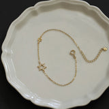 Gold-Plated Star Bracelet for Women