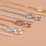 Gold-Plated Melon Seed Box Chain Necklace