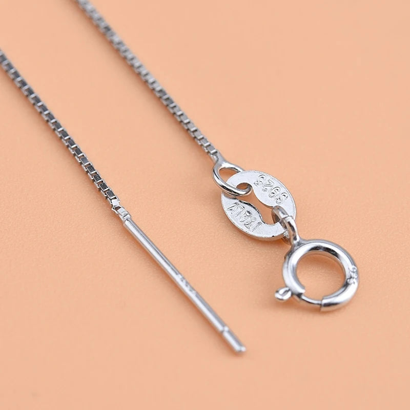 Gold-Plated Melon Seed Box Chain Necklace
