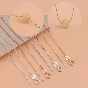 Gold-Plated Melon Seed Box Chain Necklace