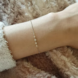 Gold-Plated Diamond Bracelet for Women