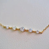 Gold-Plated Diamond Bracelet for Women