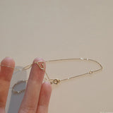 S925 Sterl. Silver Gold-Plated Love Necklace