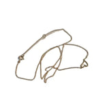 S925 Sterl. Silver Gold-Plated Love Necklace