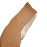 S925 Sterling Silver Moon Star Bracelet Gold-Plated