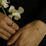 S925 Sterling Silver Moon Star Bracelet Gold-Plated