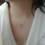 925 Silver Gold-Plated Love Pendant Necklace