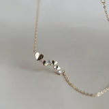 925 Silver Gold-Plated Love Pendant Necklace