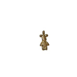 S925 Sterling Silver Gold-Plated Mouse Pendant Birthday Ornaments