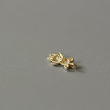 S925 Sterling Silver Gold-Plated Mouse Pendant Birthday Ornaments