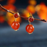 S925 Silver South Natural Female Earrings