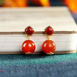 S925 Silver South Natural Female Earrings