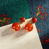 S925 Silver South Natural Female Earrings