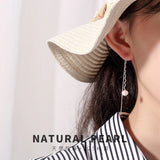 S925 Silver Freshwater Pearl Grace Women's Earrings