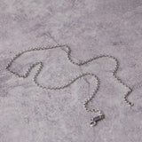 S925 Sterling Silver 2.5mm Necklace Thai Silver Jewelry