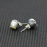 S925 Sterling Silver Lady Beauty Pearl Earrings
