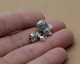 S925 Sterling Silver Gourd Good Luck Bracelet Necklace