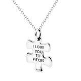 S925 Silver Letter Pendant Necklace