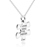 S925 Silver Letter Pendant Necklace