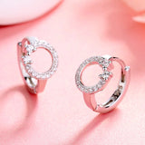 S925 Sterling Silver Sweet Kitten Earrings for Women