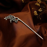 925 Sterling Silver Hotan Magnolia Tiara Charm Hair Jewelry Tassels Wedding