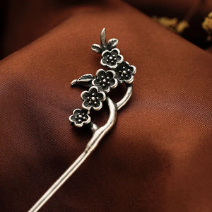 925 Sterling Silver Hotan Magnolia Tiara Charm Hair Jewelry Tassels Wedding