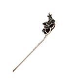 925 Sterling Silver Hotan Magnolia Tiara Charm Hair Jewelry Tassels Wedding