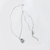 S925 Sterling Silver Japanese Wind Aurora Necklace