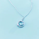 S925 Sterling Silver Japanese Wind Aurora Necklace