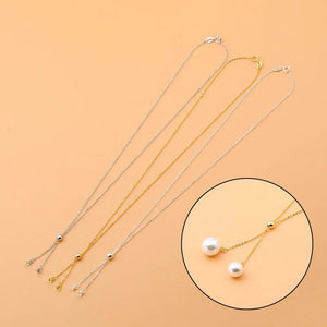 S925 Sterling Silver Cross Chain DIY Bare Clavicle Necklace