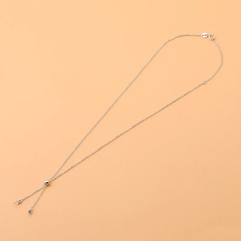 S925 Sterling Silver Cross Chain DIY Bare Clavicle Necklace