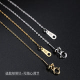 S925 Gold-Plated Minimalist Necklace for Men and Women