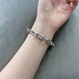 S925 Sterling Silver Horseshoe Bracelet Women's Jewelry
