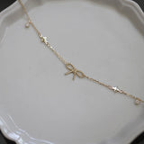 S925 Silver Plated Bracelet Women's Fried Dough Twist Bow Clover Hand Jewelry