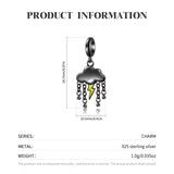 S925 Thunder Rain Pendant Bracelet DIY Accessories