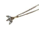 S925 Silver Plated 14K French Necklace Japanese Collarbone Pendant