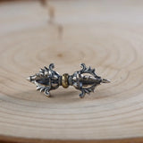 Thai Silver Vajra Bell Pendant for Men