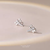 S925 Sterling Silver Dragonfly Earrings Mini Jewelry
