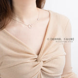 S925 Sterling Silver Sun Smiley Face Necklace for Female