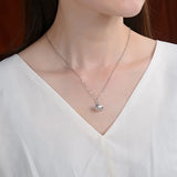 S990 Sterling Silver Daisy Teapot Pendant Retro Small Delicate Female Pendant