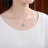 S990 Retro Matte Carp Blessing Bag Purse Ladies Sterling Silver Pendant