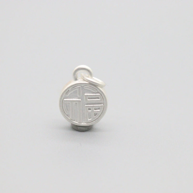 S999 Pure Silver Baby Bless Round Charms Red Rope Bracelet