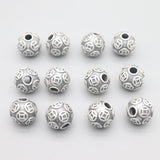 S999 Pure Silver Retro Taiyin Blessing Coin Bead Red Rope Bracelet