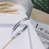S999 Silver Bangles Open Bracelet Young Hand Jewelry Gift