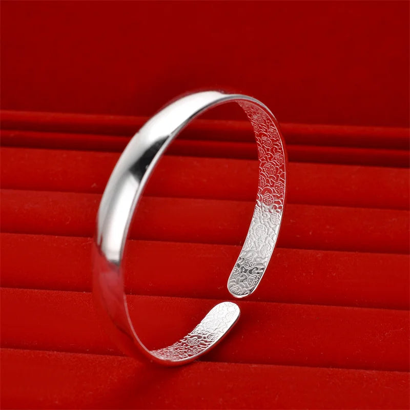 S999 Silver Female Bracelet National Style Japan and South Korea Star Jewelry