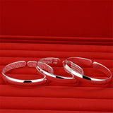 S999 Silver Female Bracelet National Style Japan and South Korea Star Jewelry