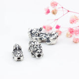 S999 Sterling Silver Pixiu Spacer Beads Thai Silver Charm
