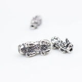 S999 Sterling Silver Pixiu Spacer Beads Thai Silver Charm